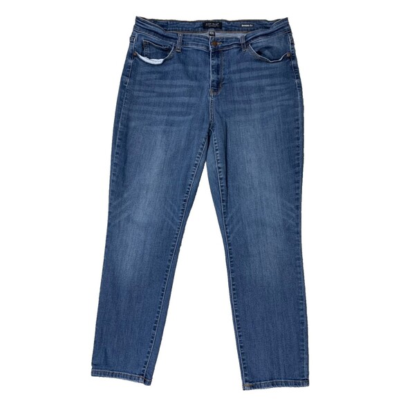 Judy Blue Jeans Womens 15/32 Blue Boyfriend Fit Ankle Stretch Denim - Picture 1 of 10